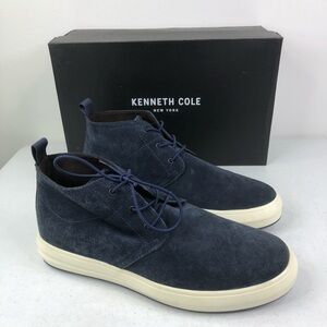 KENNETH Cole Navy The Mover Chukka Boots